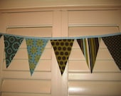 Fabric Pennant Banner Bunting Wall Hanging Decorative Flags Party Decorations Fabric Banners Wall Decor Garland Photography Prop Photo Prop