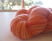 Nature Inspired. Peach. Hand Dyed. Wool. Yarn. Summer. Earth Day. Natural Dyes. Eco. Gift Ideas. Mothers Day.
