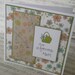 Mum card, handmade, green, blank, birthday, thank you, just because, floral, modern, card for her