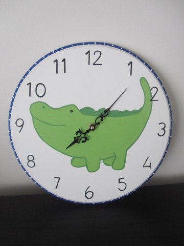 Bananafish Nantucket Bedding Set  Wall Clock  handpainted kids room