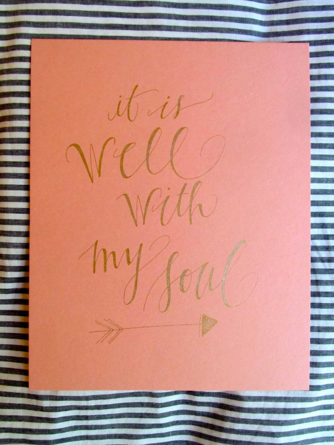 8x10 it is well with my soul