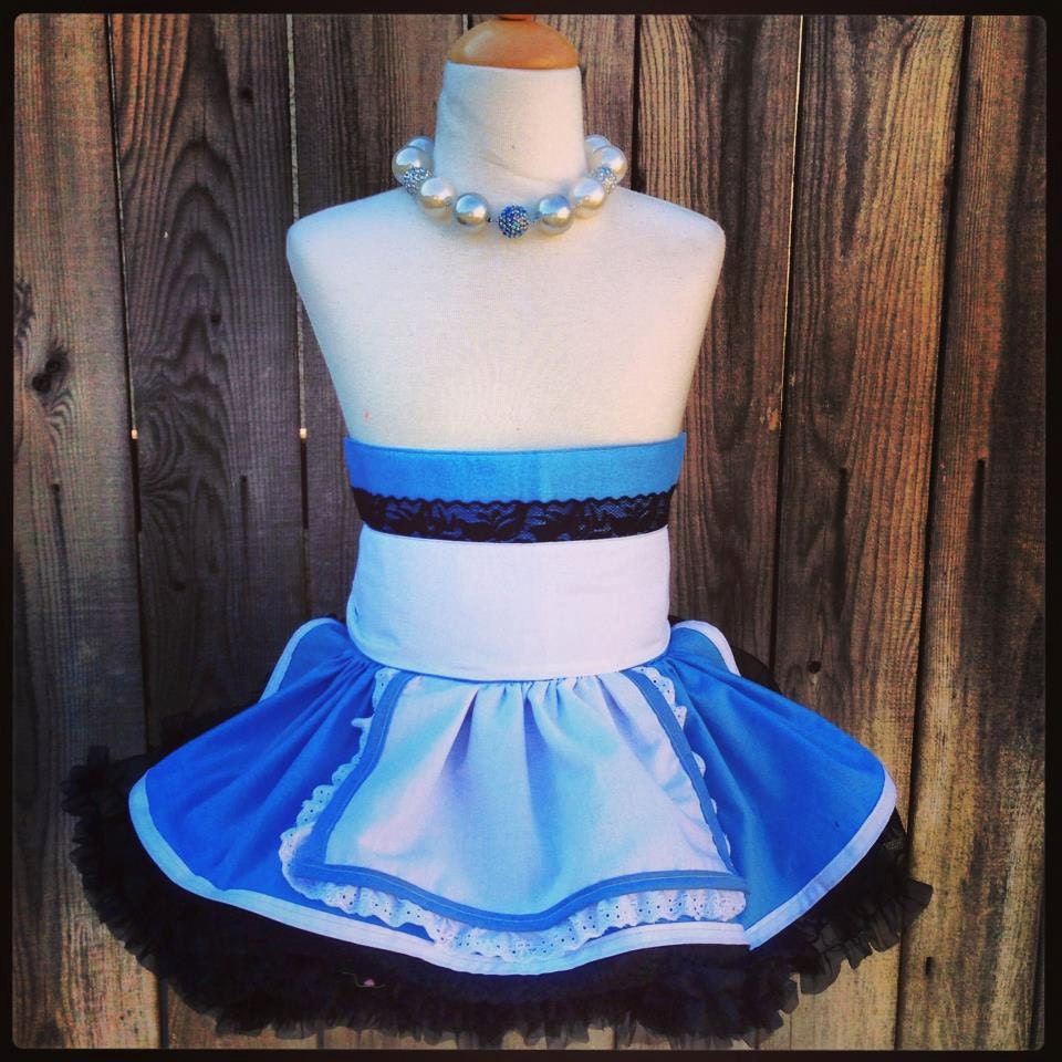 Disney's Alice and Wonderland Girls Alice Dress Up Apron