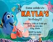 Finding Nemo Invitations