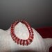 Kids beaded Bracelet, root beer colored, stretch and plastic