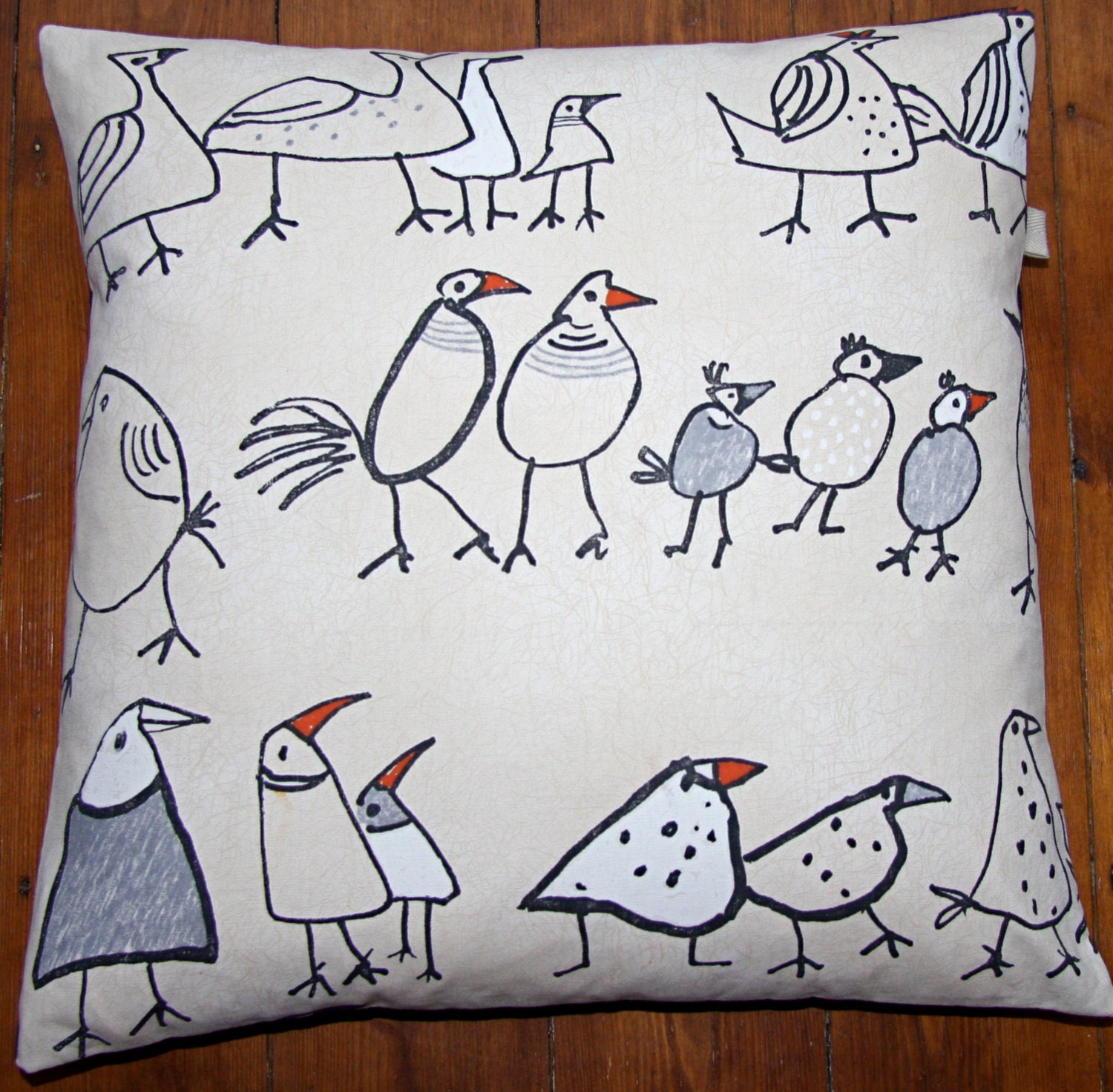 Cute Bird Cushion Cover