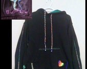 Rainbow/hippie/gay pride hoodie size medium