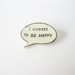 Porcelain broche