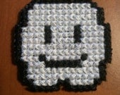 Lakitu's Cloud from the Super Mario bros. series Cross-Stitch pendent.