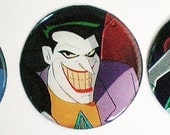 Batman Villain Magnet set-DC Comics-handmade upcycled 2.25"-Joker Poison Ivy Catwoman