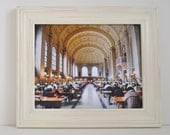 8 x 10 Boston Public Library Print, Bates Hall, "Reading Room"
