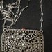 Vintage Pretty Ornate Necklace with Locket box and red glass bead clasp.