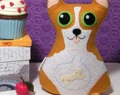 Corgi Belllybomb Felt Plushie