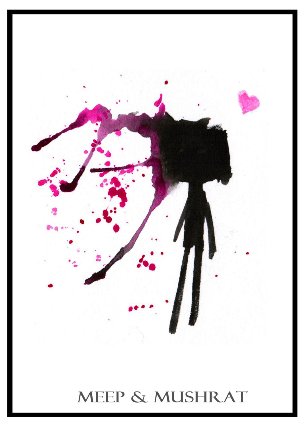 Minecraft Enderman 8x11 art print