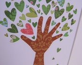 The Giving Tree (8 x 10) Cut Paper Art