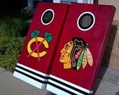 Chicago Blackhawks Cornhole Bags Game