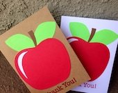 Card Thank You Apple Teacher