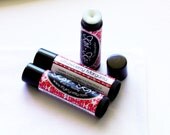 Strawberry Margarita Lip Balm Summer Drink Fruity Strawberry Berry Mango Butter Balm Chapstick Wedding Party Favors Red Black White