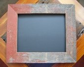 8x10 Half Red Rustic Reclaimed Weathered Barn Wood Barnwood Picture Photo Frame