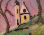 Wet Needle felted fibre Art - Macduff Memories