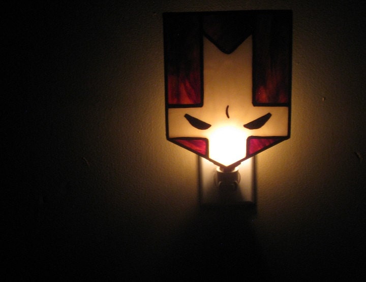 Castle Crashers Stained Glass Night Light