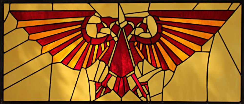 Warhammer 40k Imperial Aquila Stained Glass Panel - Limited Edition Print