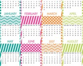 2013 Printable Calendar - Oh My 3 x 4