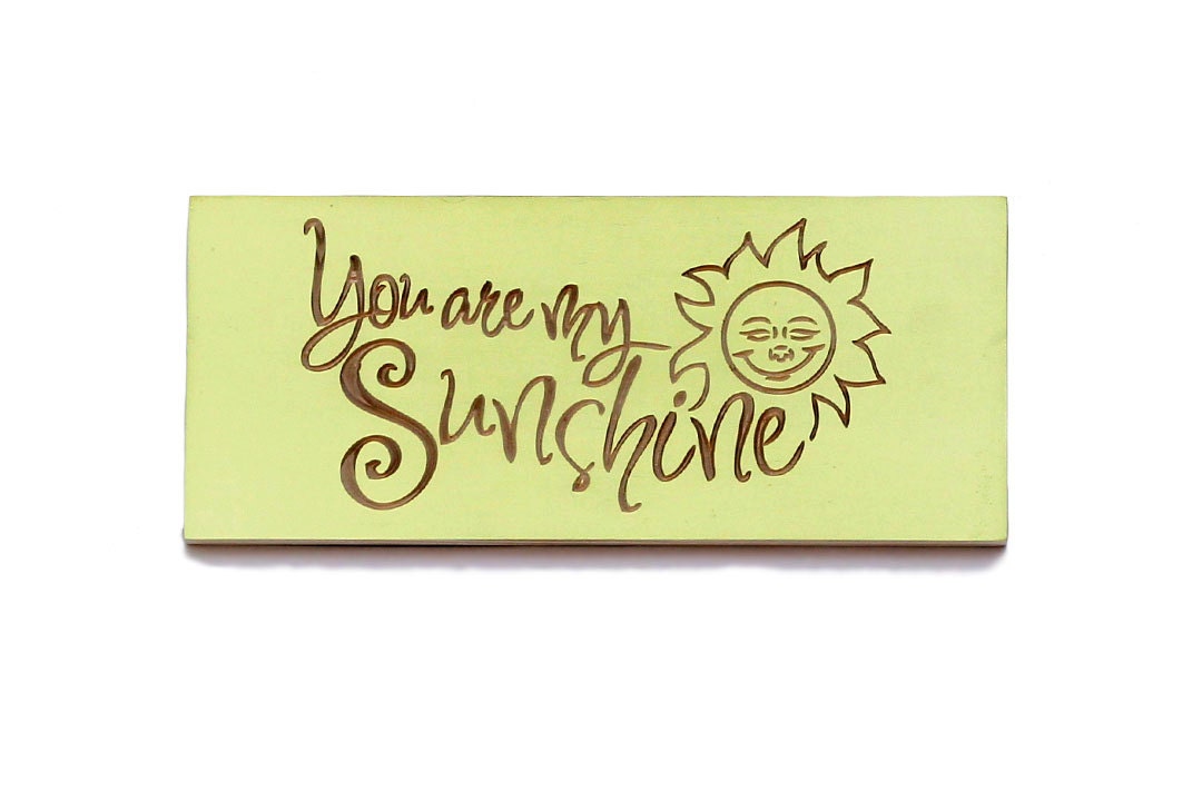You are my sunshine, wall hanging, carved wood sign, home decor.