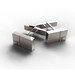 Golden Ratio Silver Cufflinks