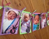 Girl Little Rockstar 12 Month Photo Banner