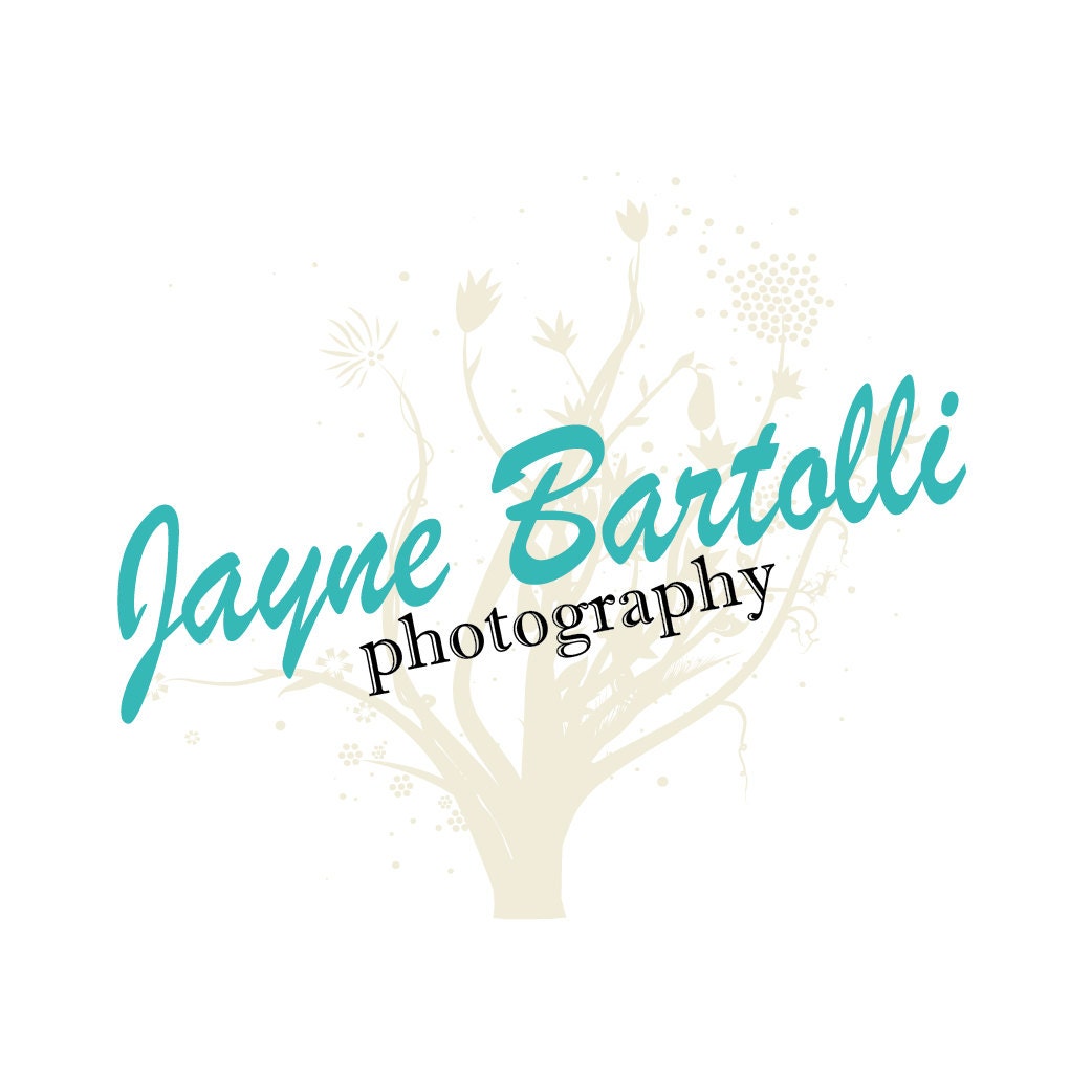 Premade Semi Custom Logo Design -- You choose your own colors to personalize and customize