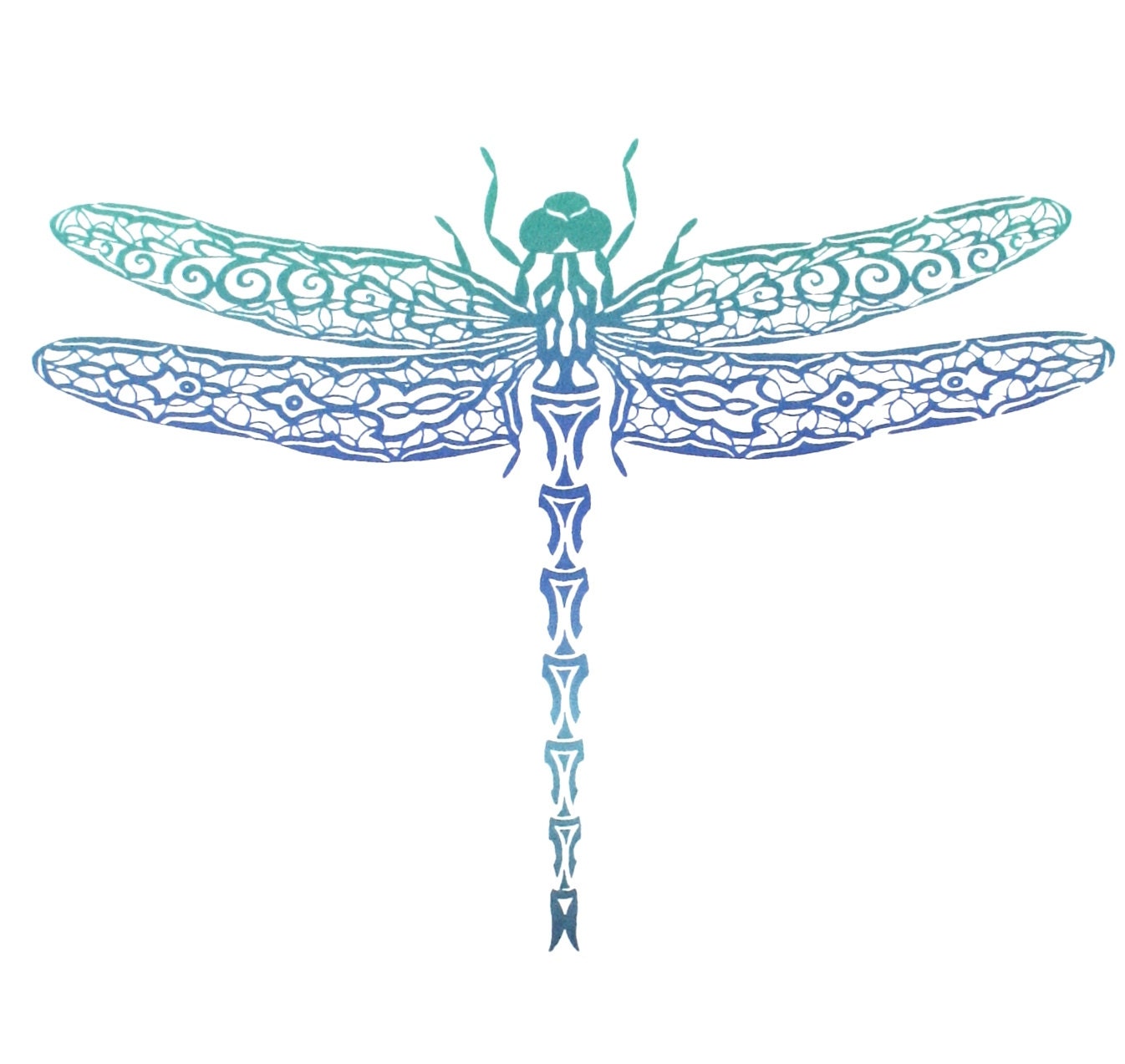 Anisoptera Limited edition screen print (A4)
