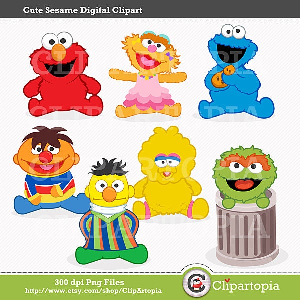 Cute Sesame Digital Clipart For Personal And Commercial Use /INSTANT DOWNLOAD Il_170x135