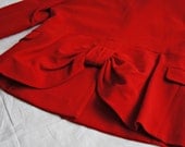 The Lady in Red Prada 2 pc Bow Outfit/New Never Worn size 46/US 8-10