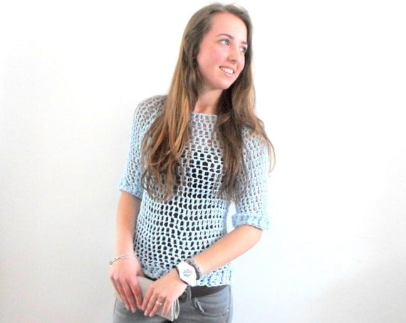 Fast & Easy Fashion Sweater crochet pdf pattern INSTANT DOWNLOAD