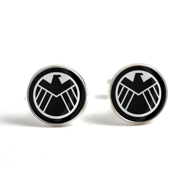 Avengers Cufflinks - Superhero The Avengers Shield Cufflinks