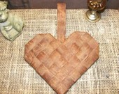 Vintage Swedish handwoven birch bark basket boxes Rustic container Home decor Cottage decor