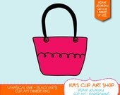 Whimsical Handbag Purse Clip Art Doodle Il_170x135