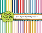 Stripe Digital Paper Pack, stripe paper, stripe backgrounds, stripe digital background, background paper, digital paper pack, digital paper Il_170x135