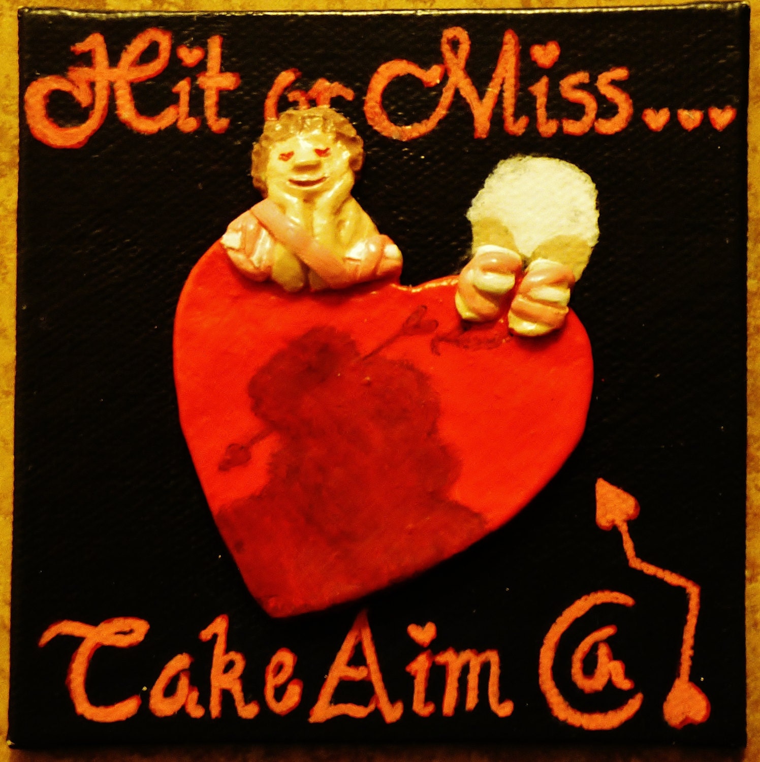Lessons in Love 3D Postcard Painting