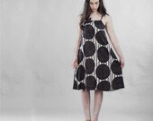 summer dress, party dress, floral dress, chiffon dress, peacock feather print day dress sleeveless dress midi dress