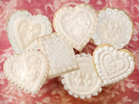 Valentine's Cookies (Almost) Too Pretty To Eat - QueenCityCookies