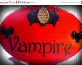 Vampire  - Wall Decor - Sign - Vampire Goth Halloween - Lovecraft quote - Stampings Pearls