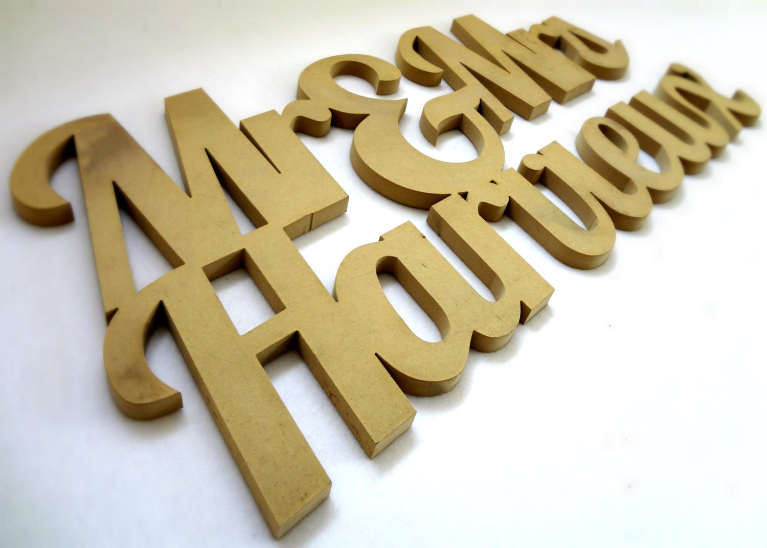 Custom Mr and Mrs Last Name Wedding Decoration Sign - Handmade Wooden Rustic Cottage Chic Wedding Reception or Wedding Ceremony Sign