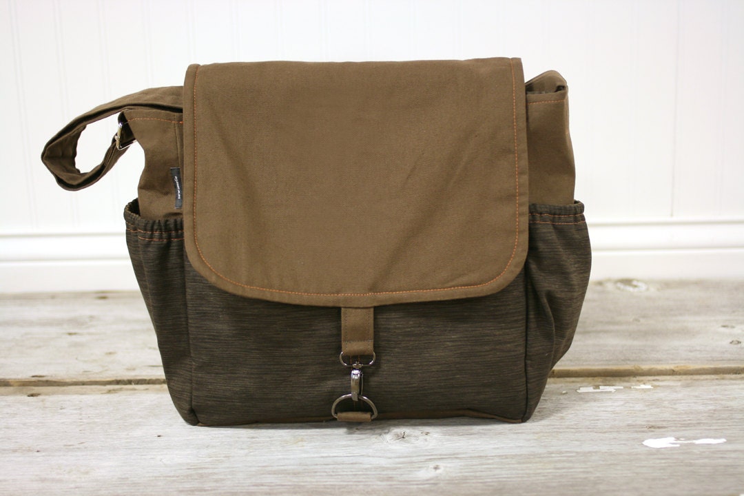 Man Bag / daddy bag / canvas tote bag / messenger bag for dad or men