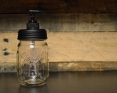 Unique Mason Jar Soap Dispenser. ORIGINAL. Additional Colors Available.