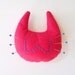 Pincushion - Fuchsia - Blue - Cat
