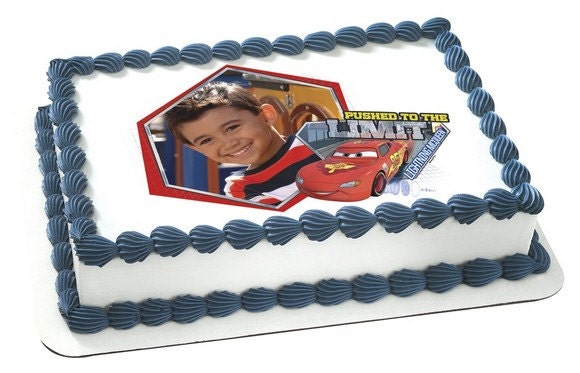 CARS 2- Pushed to the Limit Edible Image Cake Topper Il_170x135