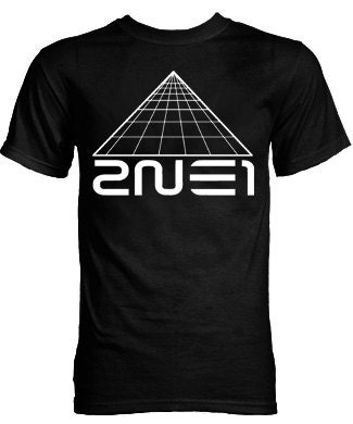 2NE1 "I Am The Best" Pyramid Logo K-pop T-Shirt