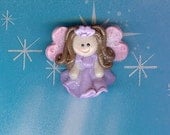 Cute Fairy Polymer Clay Beads and Bow Centers, Jewelry, Charm, Pendant, Hair Bow Center