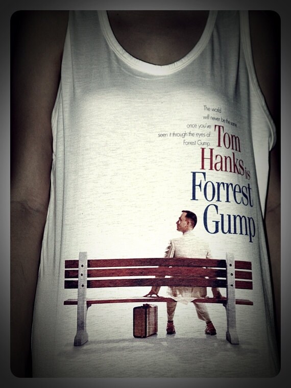 Forrest Gump Tank Top Tom Hanks Shirt T-Shirt Women & Men Unisex Size S , M , L , XL